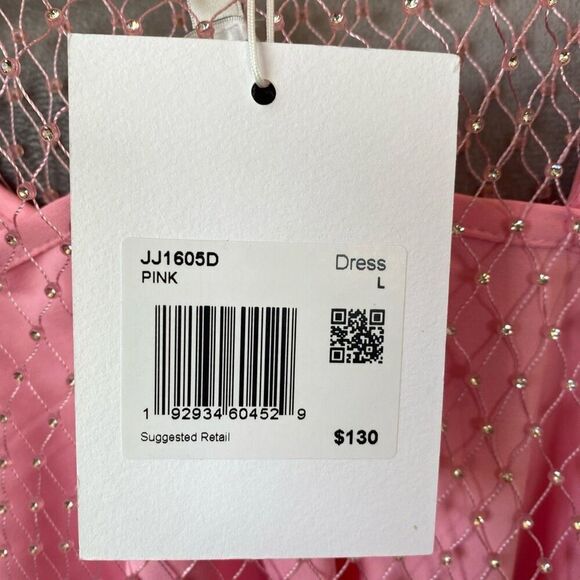 Endless Rose Embellished Mesh Overlay: Size Large NWT - Picture 2 of 11